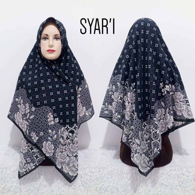 hijab voal motif jumbo || hijab segiempat jumbo || hijab jumbo