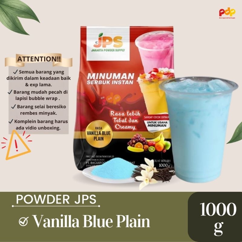 

JPS Powder Vanilla Blue PLAIN 1kg / bubuk milkshake