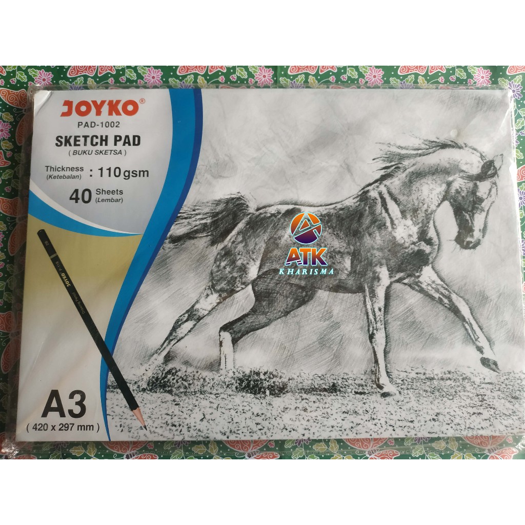 

Buku Sketsa JOYKO A3 40sheet 110gsm Sketch Pad Gambar Lukisan
