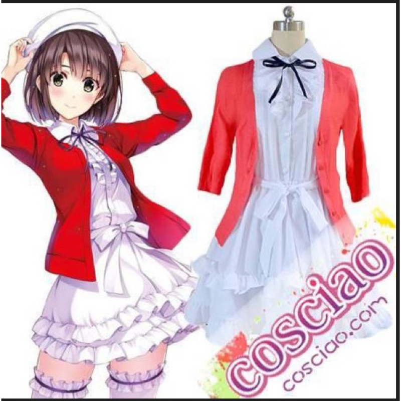 Saekano/saenai Megumi Katou daily ver Cosplay Costume Anime
