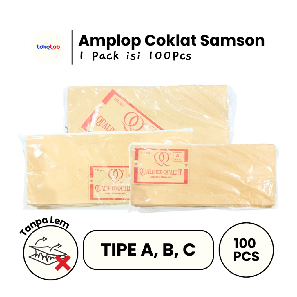 

Tokotab - Amplop Coklat Samson A B C