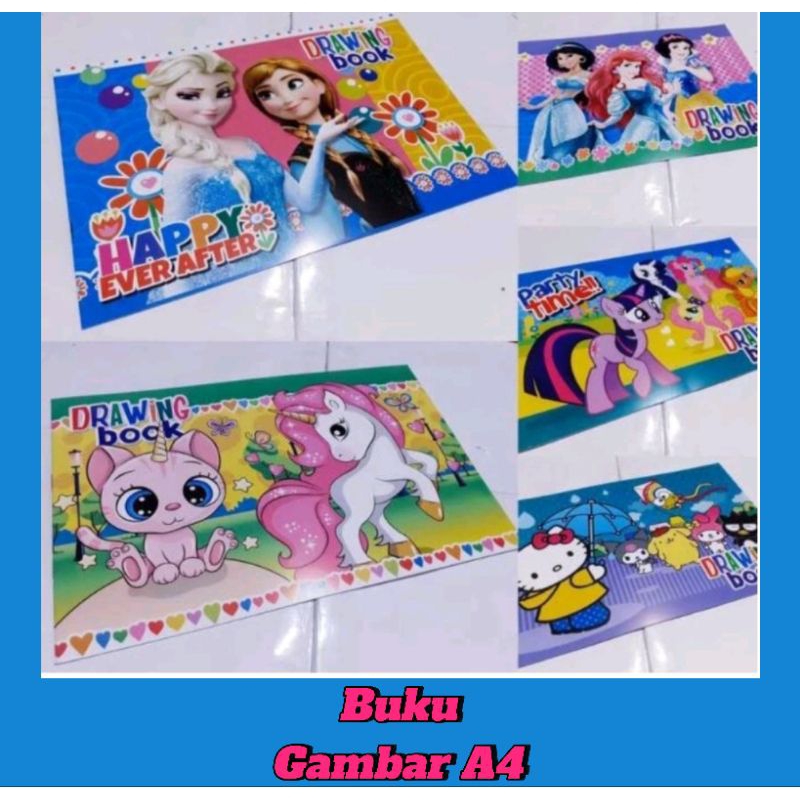 Buku Gambar A4 kertas Halus 1 pcs