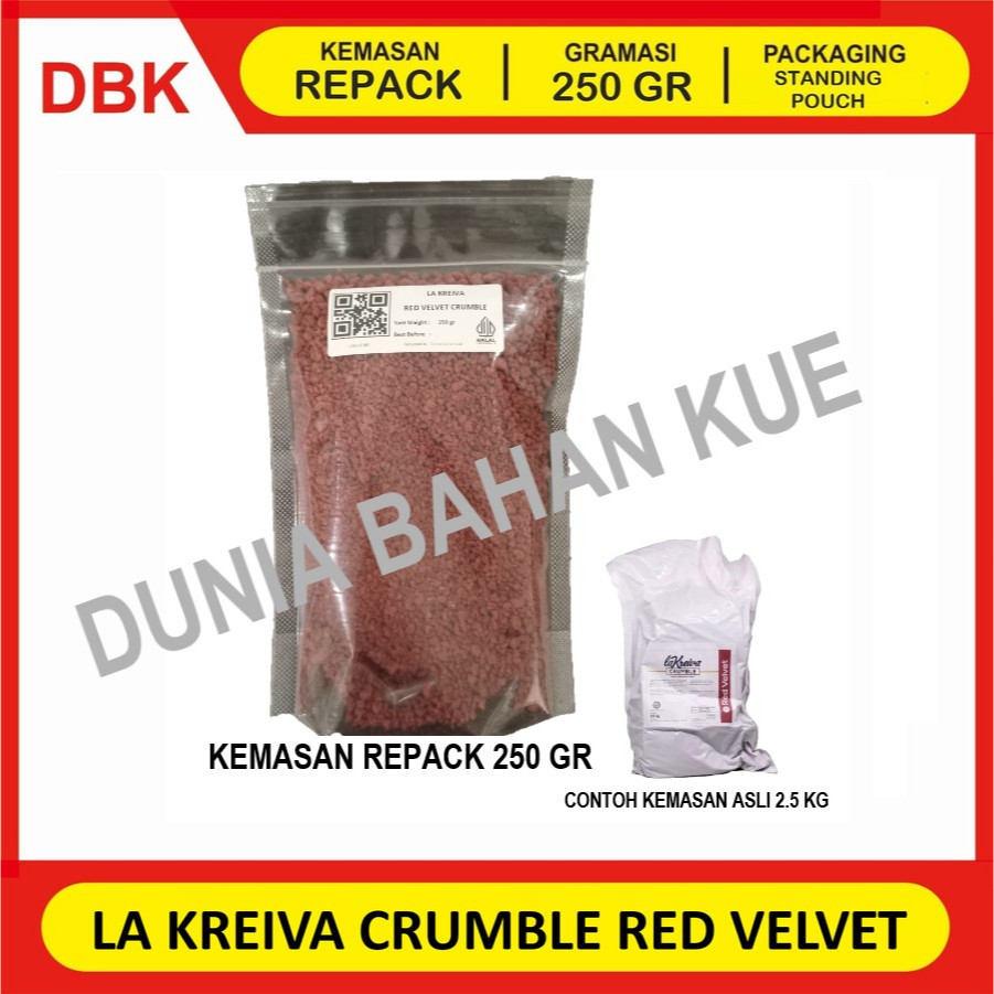 

RED VELVET - LA KREIVA CRUMBLE FINE TOPPING REPACK 250 GR