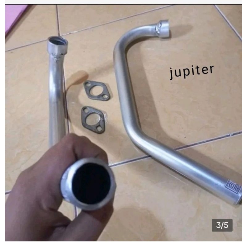 Leher Knalpot Jupiter Mx Lama Bahan Tebal berkwalitas Motor