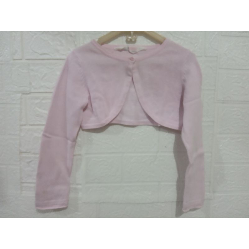 baju bayi Bolero pink