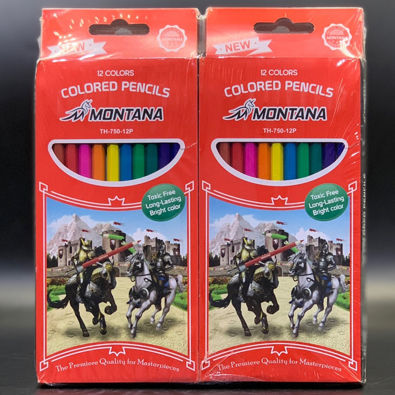 

Montana Pencil Colour panjang | Pensil Warna panjang 12warna | TH-750-12P
