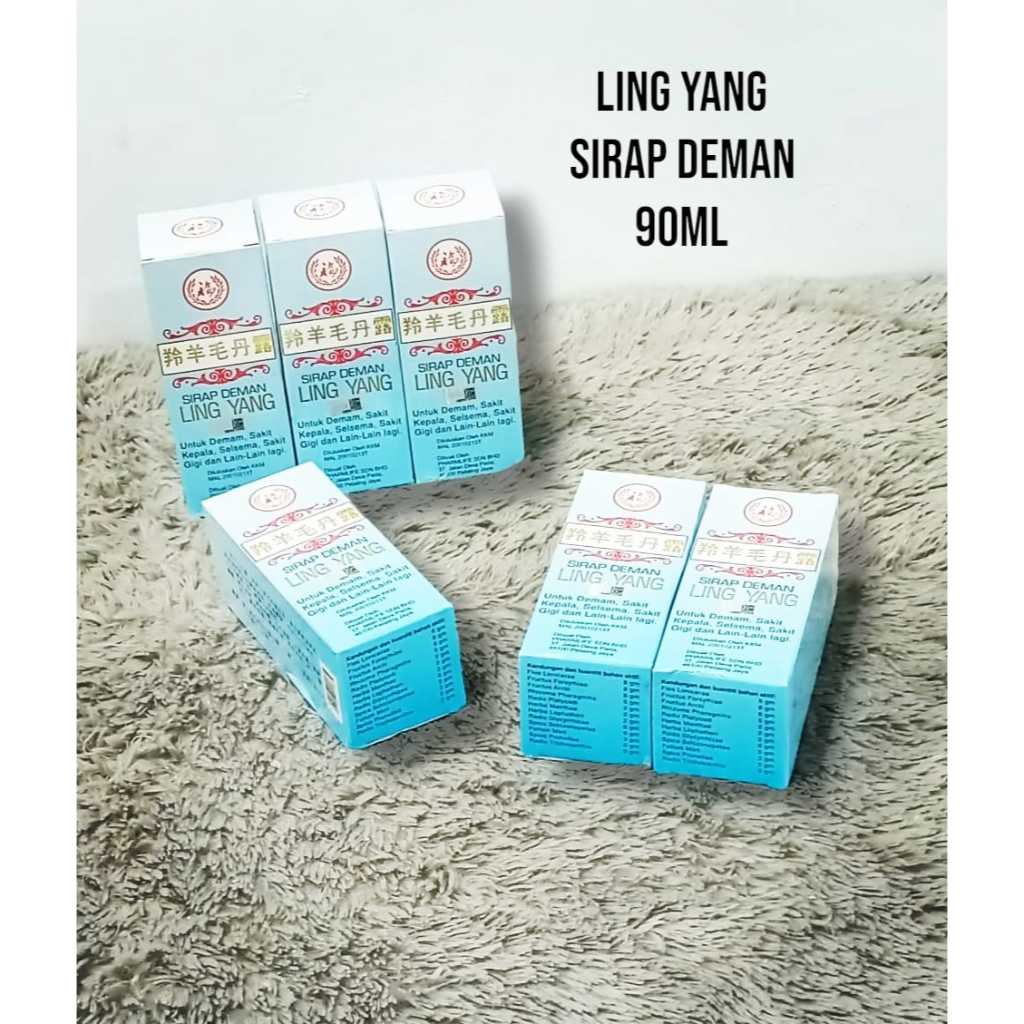 

LING YANG / Sirup untuk Demam , Obat untuk Mengobati Demam, Sakit Kepala ,Sakit Gigi , Dll