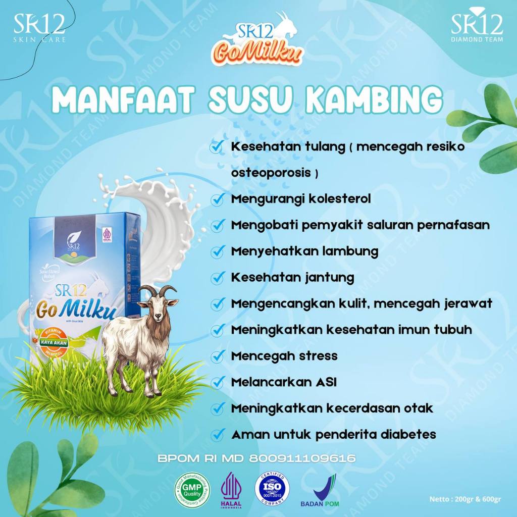 

Susu Go Milku SR12 600 gr