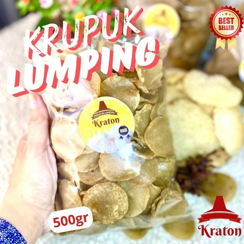 

KRATON KRUPUK GENDAR LUMPING 500gr ASLI PREMIUM HOMEMADE TNPA PNGAWET