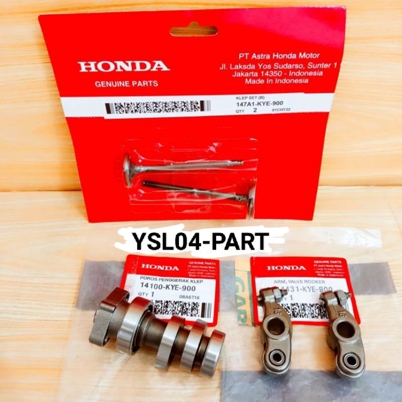 PAKET NOKEN AS KOMPLIT MEGAPRO NEW VERZA CRF 150 ORI