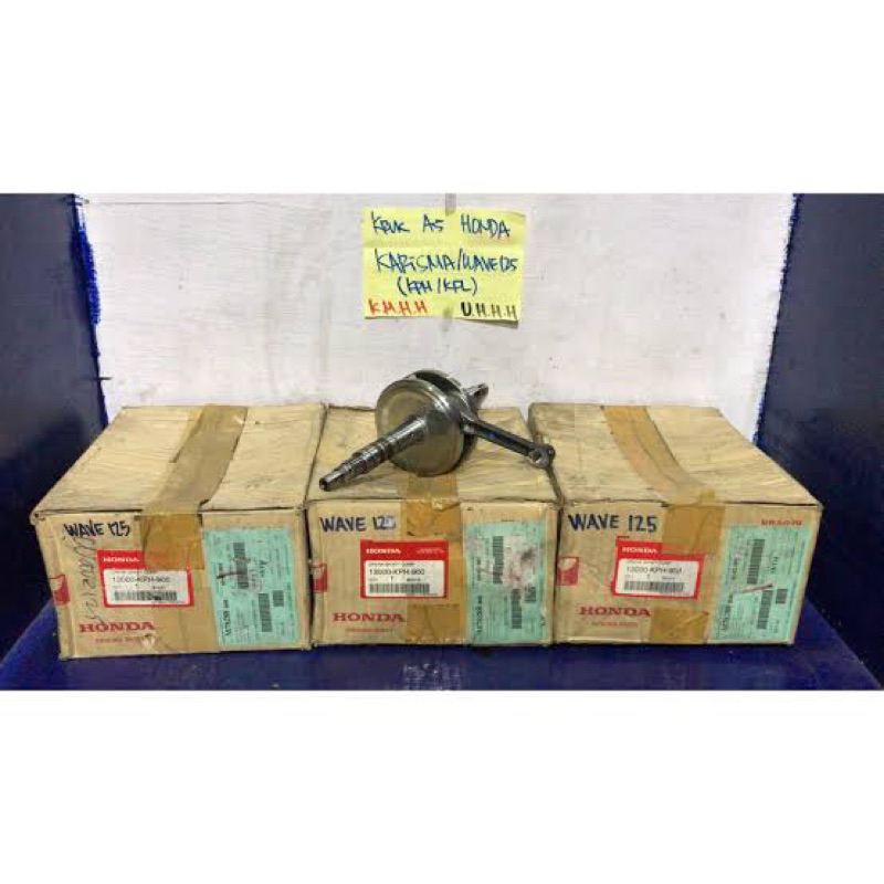 Tiang Kruk AS/ Crankshaft KHARISMA/Supra X 125 Karburato ORIGINAL AHM 13000KPH880