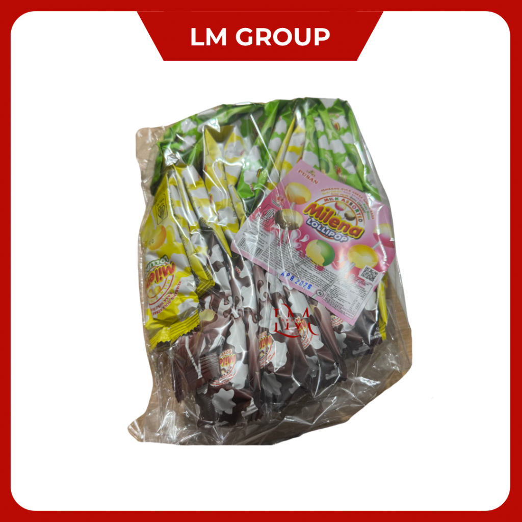 Pusan Permen Lollipop Milena Hanger 1 Pack isi 30 pcs @6gr