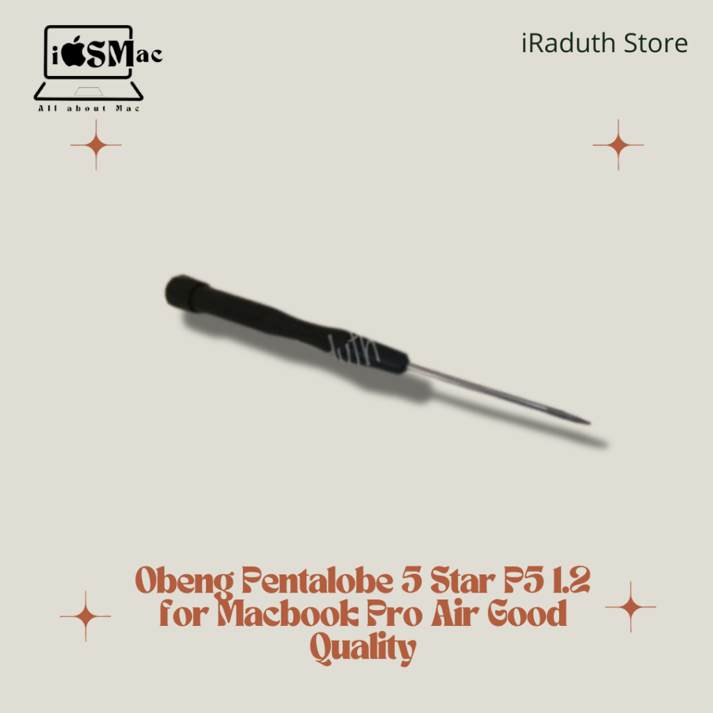 Obeng Pentalobe 5 Star P5 1.2 for Macbook Pro Air Good Quality