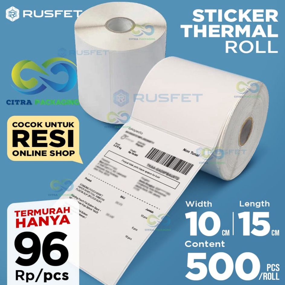 

Pencarian Terkini KERTAS THERMAL ROLL STICKER LABEL PRINT RESI Lebar 1 cm X Panjang 15 cm