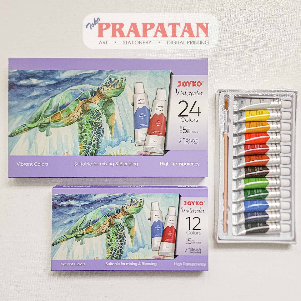 

Dijamin Ada Joyko Watercolor Tube Set 5ml Cat Air Set