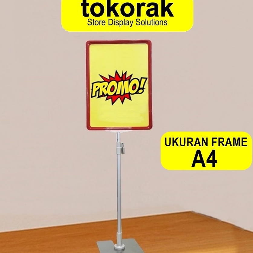 

Free Bubble Wrap DISPLAY HARGA FRAME A4 LABEL PROMO PLAT STANDING
