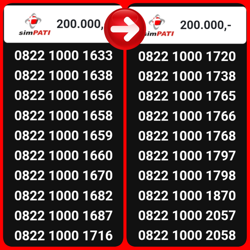 NOMOR CANTIK & REQUEST NOMOR klik cari Nomor Cantik Indonesia @28