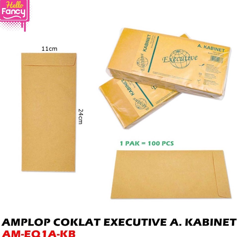 

Populer Amplop Coklat Kabinet Executive 11x24 1 Pak isi 1 AMEQ1AKB