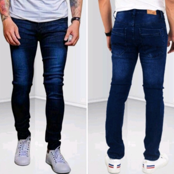 Borong Laris  Bisa Bayar di tempat  Bayar di Rumah COD Celana Jeans Pnjang Pria Celana Jeans Pensil 