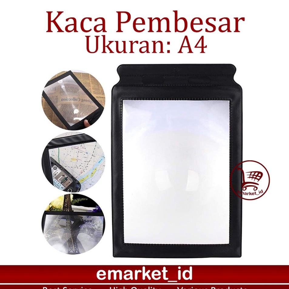 

Bonus Bubble Kaca Pembesar Ukuran A4 Untuk Membaca Loupe Fleksible Flexible