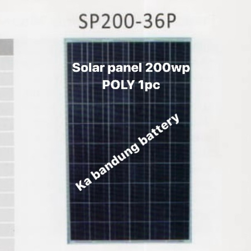 PROMO solar panel cell surya ST Solar 24v 24 v 200wp 200 wp poly