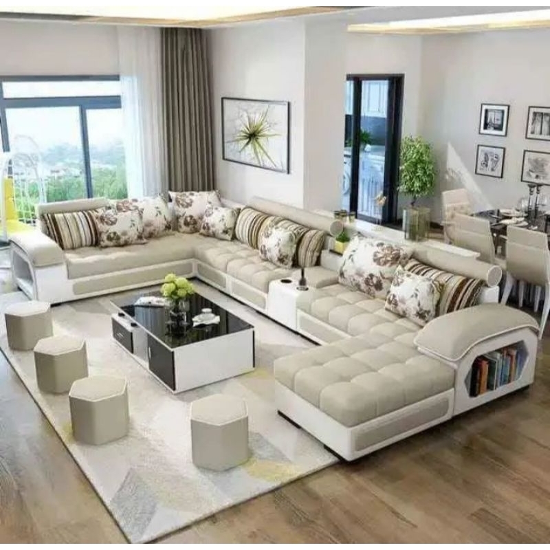 Sofa minimalis leter U