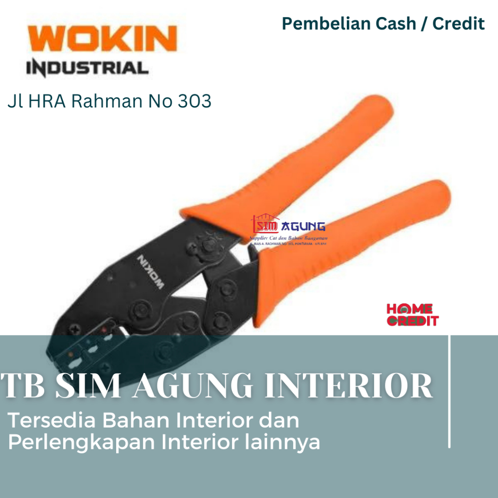 WOKIN RATCHET CRIMPING PLIER(penjepit kabel)