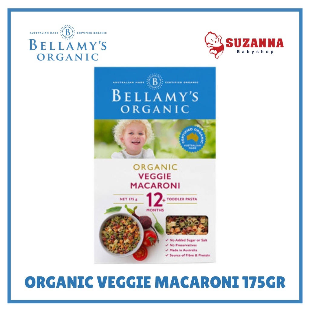

Bellamy's Organic Veggie Macaroni 175gr