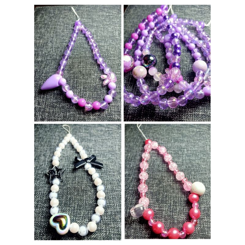 strap phone premium luxury beads / tali gantungan hp /tali hp /hiasan hp / tali hp estetik