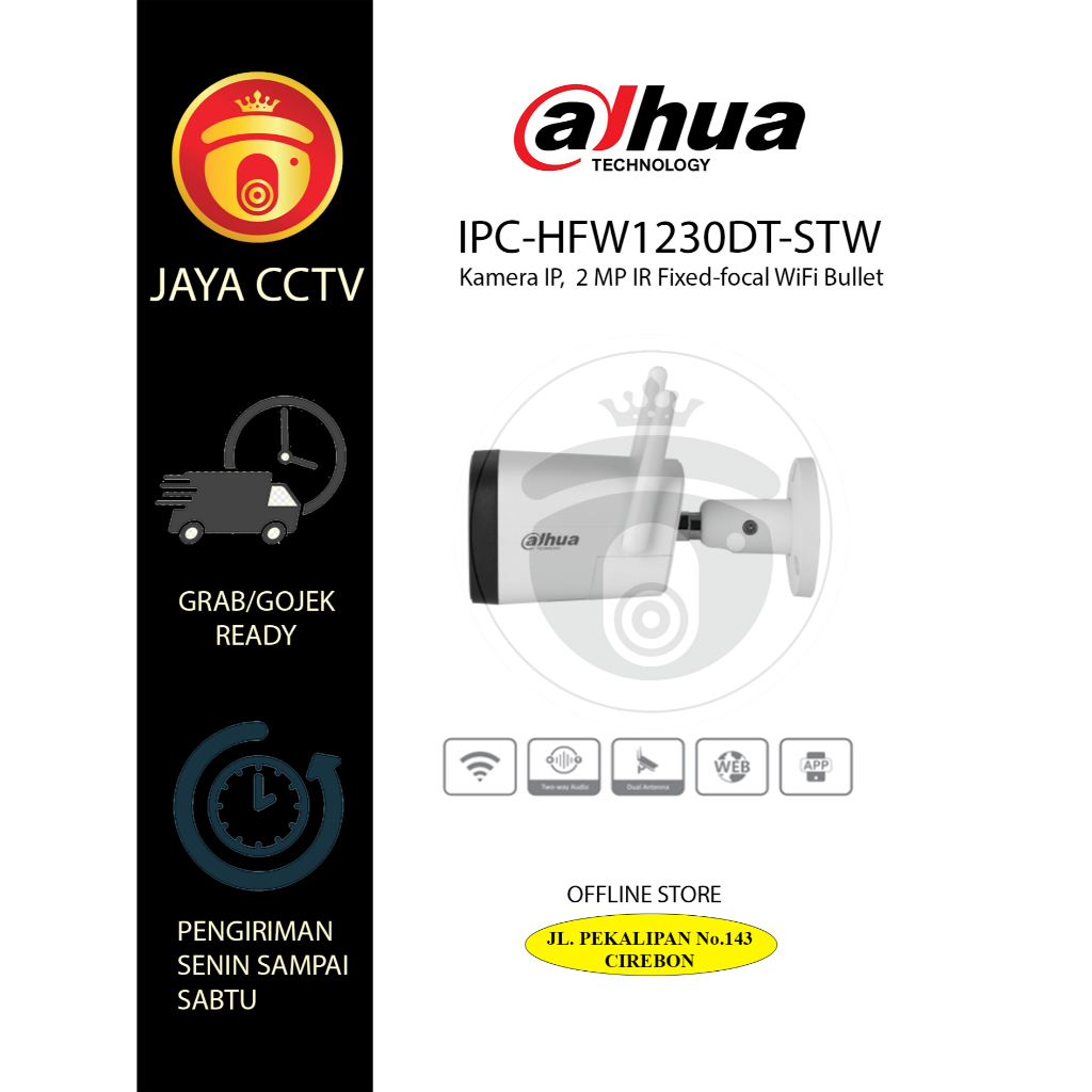 KAMERA DAHUA IPC-HFW1230DT-STW