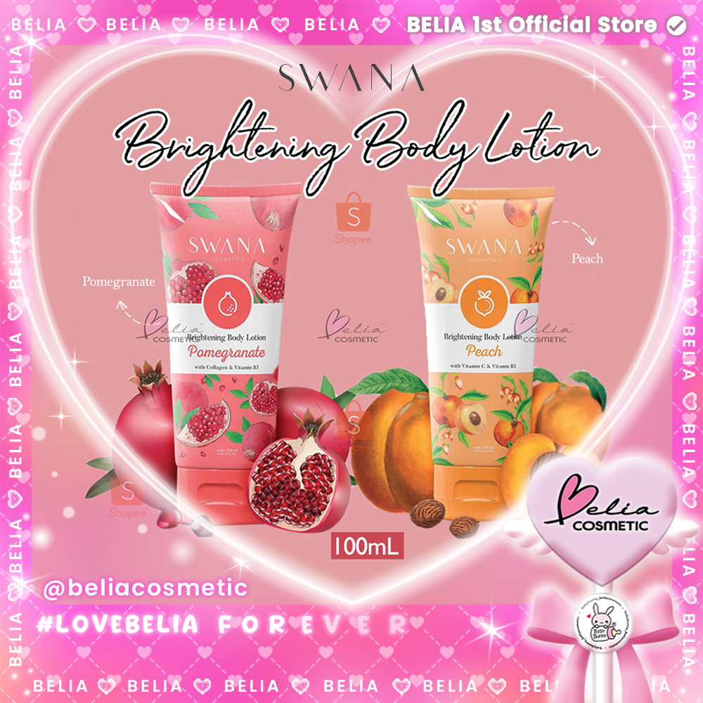 ❤ BELIA ❤ Swana Brightening Body Lotion 100mL BPOM by Hanasui