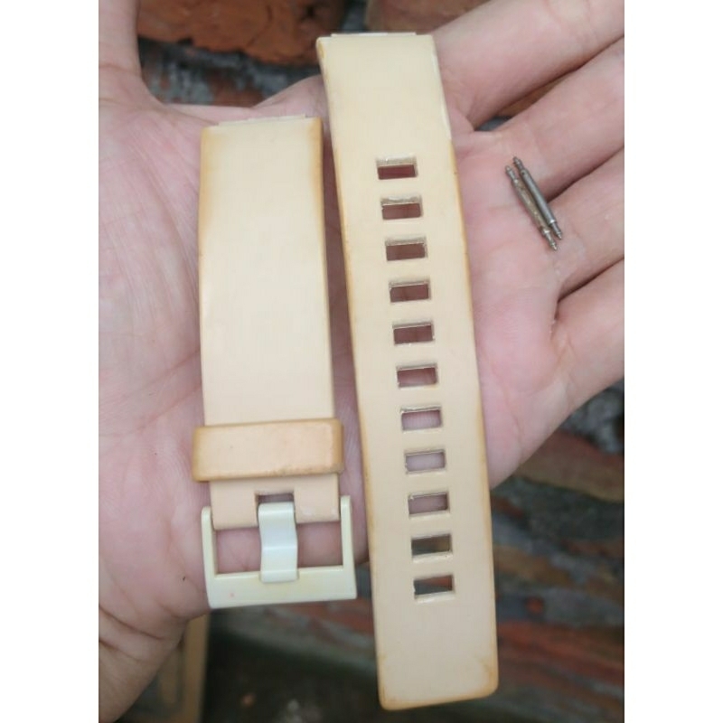 Casio Strap Tali Jam Tangan Lug 16mm Ori Bekas Copotan LCF-20 Minus Yellowing