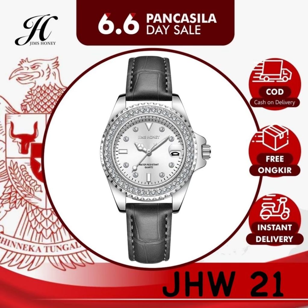 JIMS HONEY JHW-21 Jam Tangan Wanita Cewek Jimshoney Murah Elegan Fashion Casual Terbaru