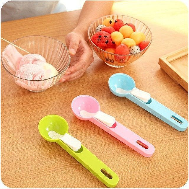 sendok es krim bahan plastik