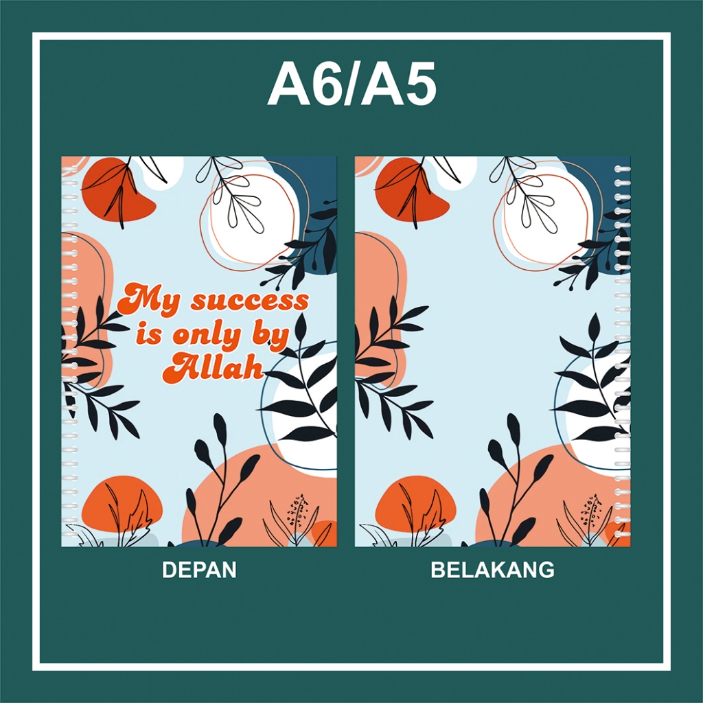 

NOTEBOOK (NB006) Buku Tulis Notebook A5 14,8 cm X 21 cm dan A6 10,5 X 14,8 cm Spiral Polos / Garis