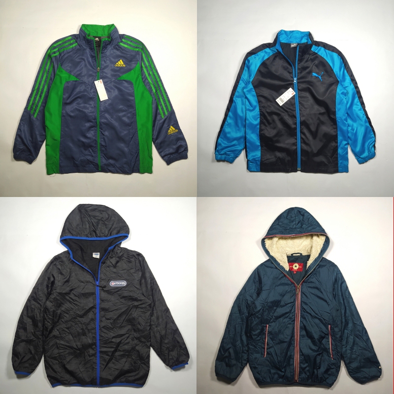 Jaket Second PL Preloved Tebal Bulu Gelembung Casual Bulang Parka Crewneck Outdoor Snowboard Anak