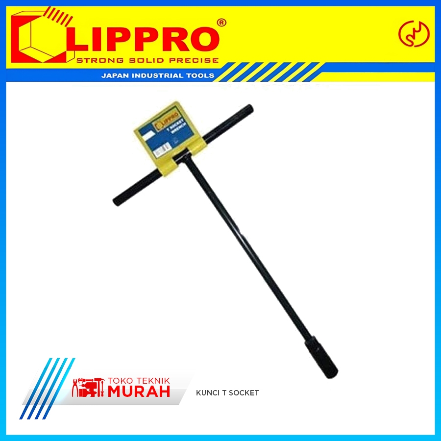 Lippro Kunci Sok Sock Shock T - Kunci T Lippro 7 8 10 11 12 14 17 mm - 886
