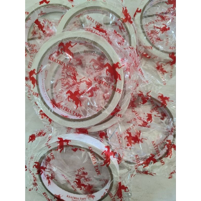 

double tape ksatria tape 12mm 10meter