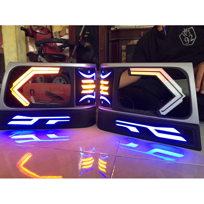 Variasi Ring Lampu/Grill/krodong/cover/krodong lampu l300 custom + sein pipi 1 set kiri kanan
