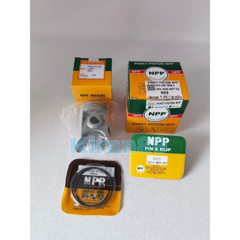 PISTON KIT PAKET RXS RX-S RX-SPESIAL OS STD 25 50 75 100 125 150 175 200 NPP