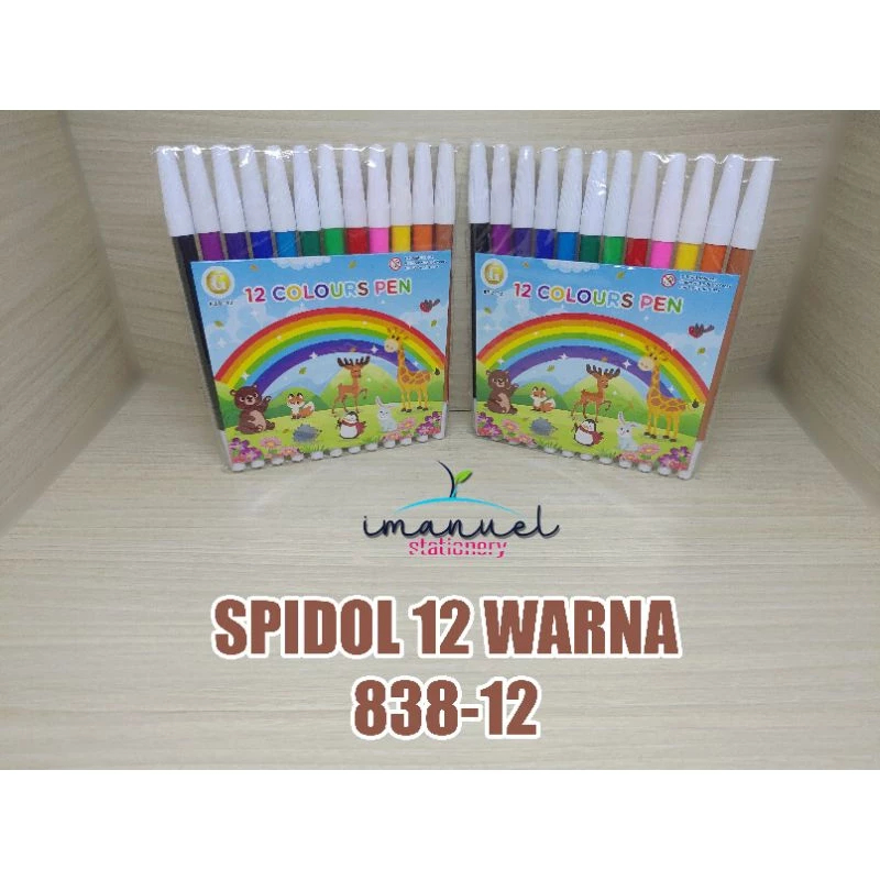 

Spidol murah / spidol warna isi 12 Golden