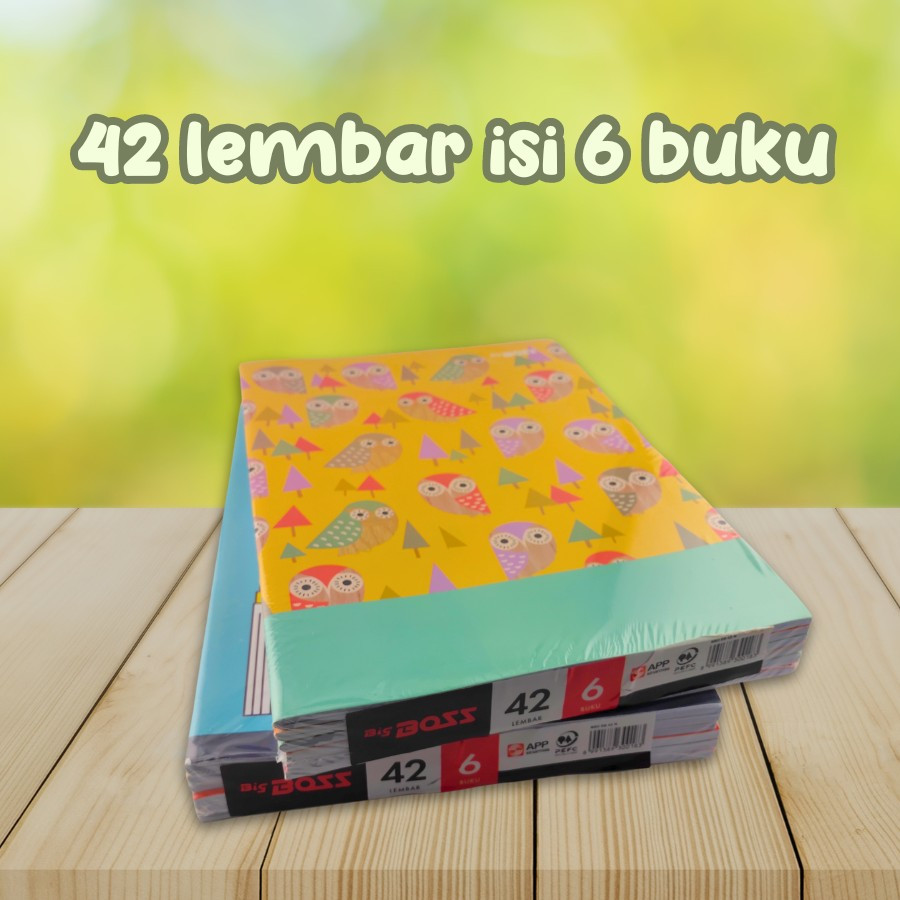 

HJK Buku Tulis Campus Boxy SIDU Big Boss 42 Lembar Isi 6 per pack