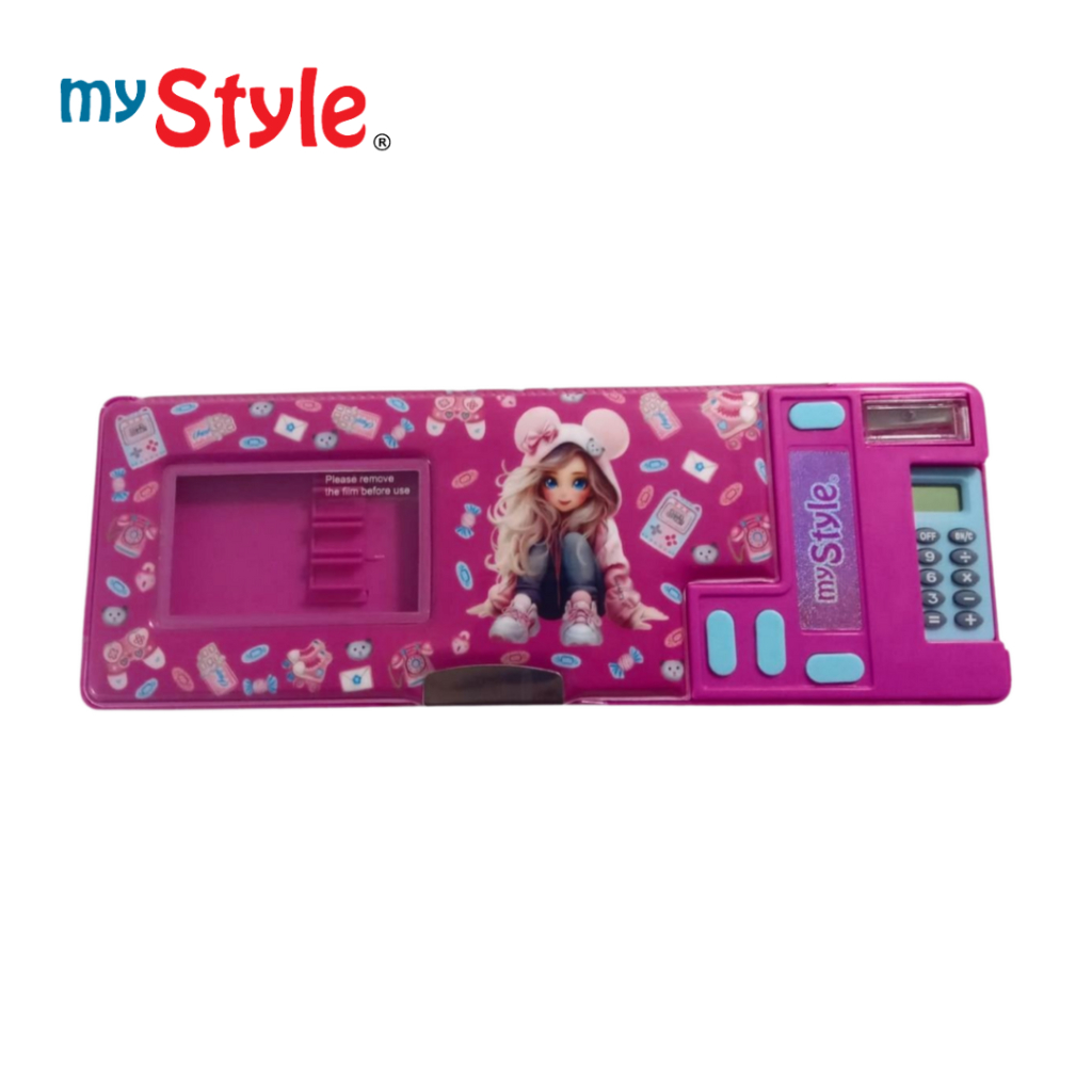 

My Style TM 1282 Pop Out Pencil Box for Girls - Tempat Pensil Multifungsi Anak Perempuan