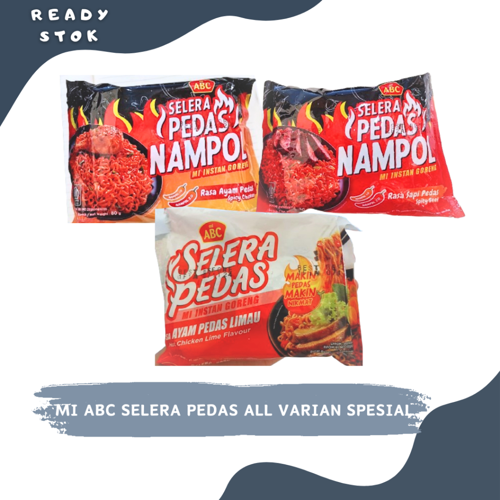 

MI ABC SELERA PEDAS NAMPOL ALL VARIAN (RASA SPESIAL)