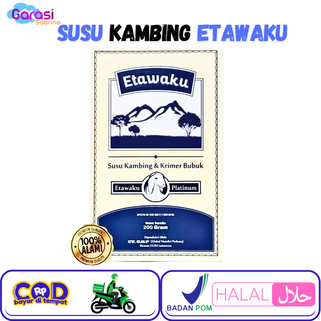 

Etawaku Platinum Susu Kambing Etawa Untuk Sesak Nafas Dan Tulang Sendi 100% Original BPOM