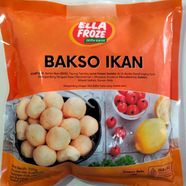 

Ella Froze Baso Ikan 500 gr