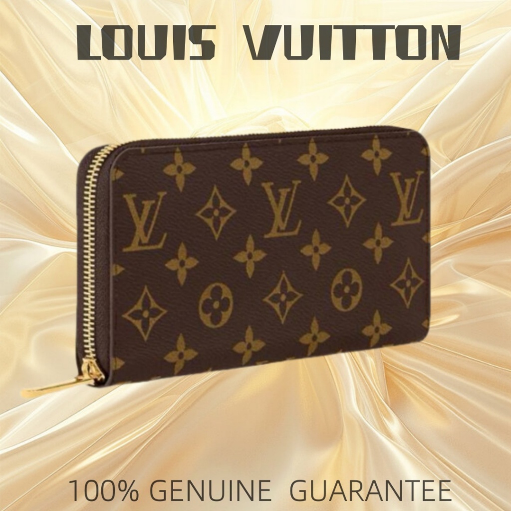 【100% original】LV Louis Vuitton Zippy DOMPET RESLETING LV【Box + dust bag】
