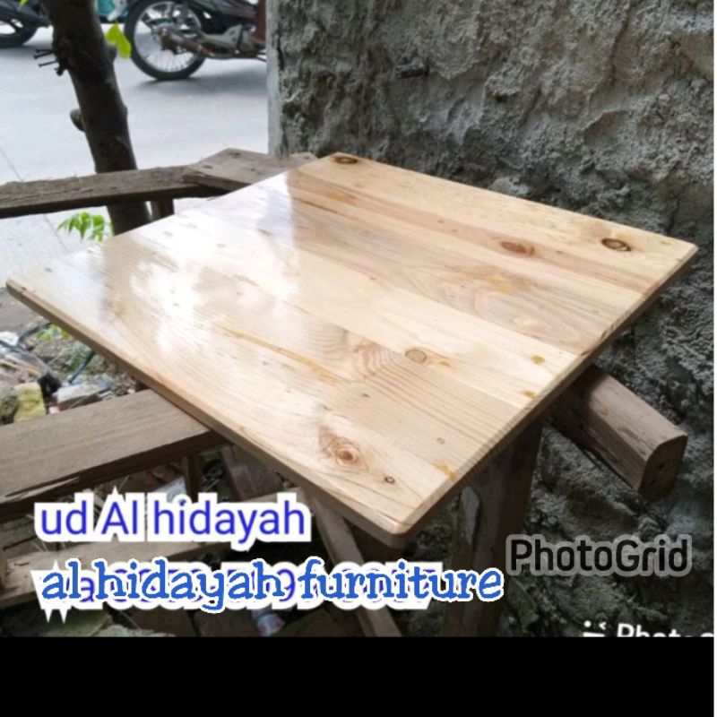 HAMBALAN KAYU JATIBELANDA/TOP TEBEL MEJA