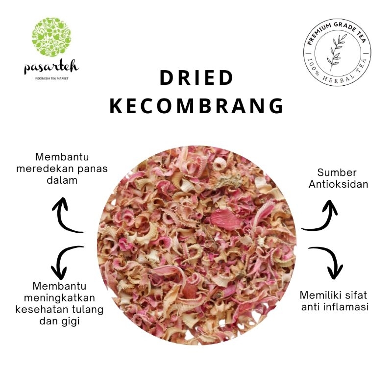 [ pasarteh ] Bunga Kecombrang Kering I Dried Kecombrang | Honje Iris  I Premium Grade
