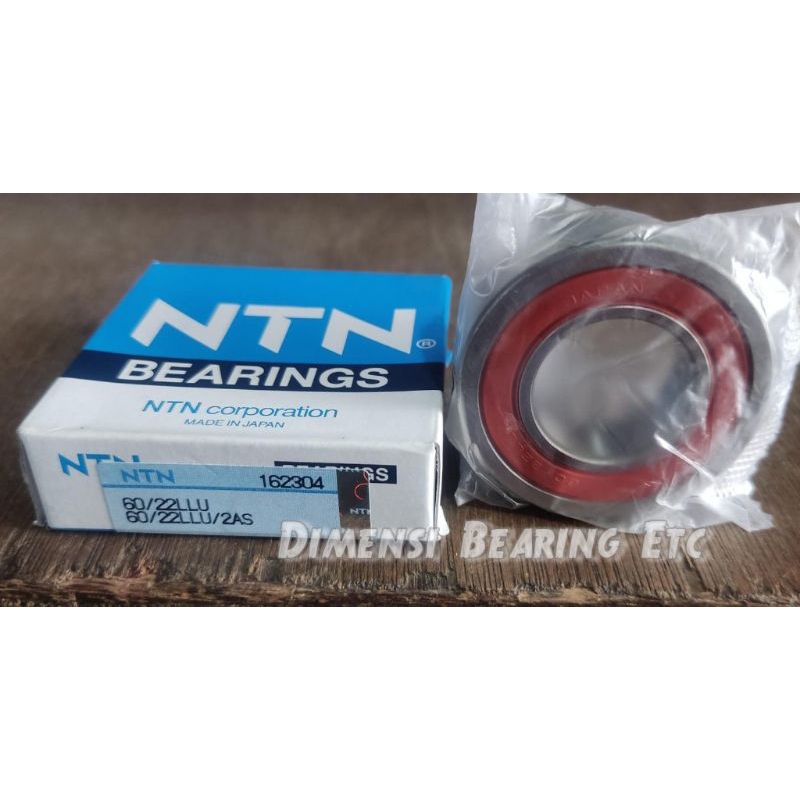 BALL BEARING 60/22 LLU NTN / 60/22 2RS NTN